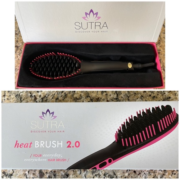 Sutra Heat 2.0 Straightening Brush - Pink - Picture 1 of 3